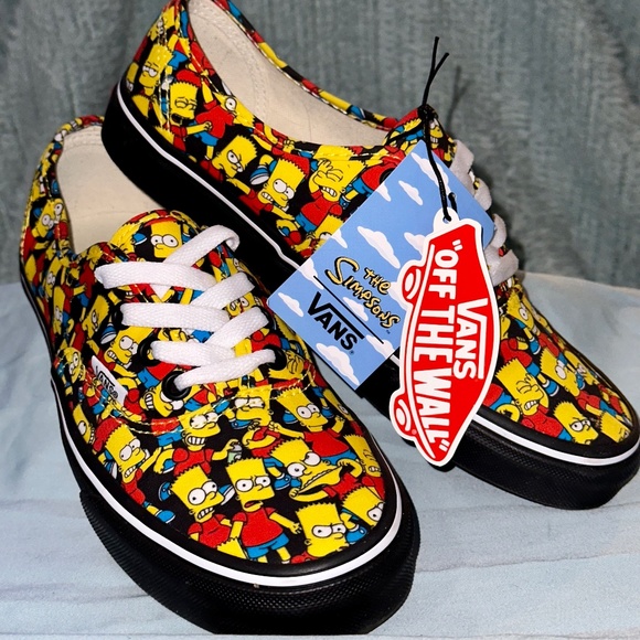 Vans Shoes - Vans Size 7 Bart Simpson Customs